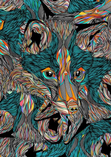 Абстракция животные