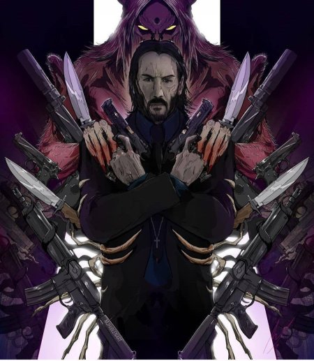 Джон уик баба Яга арт