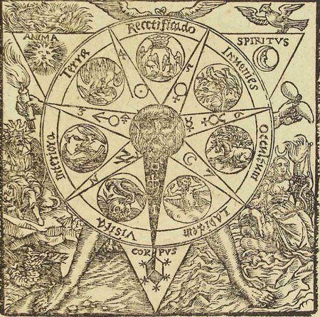 Философский камень гравюра Алхимия