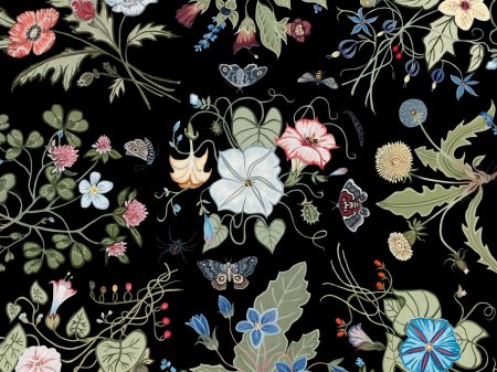 Узор Gucci Flora