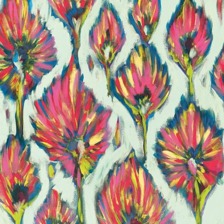 Икат акварель