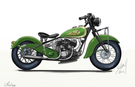Мотоцикл Индиан 1930