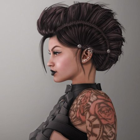 Необычные прически