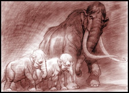 Мамонт рисунок