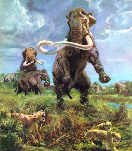 Зденек Буриан мамонты