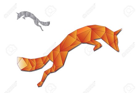 Полигональная лиса