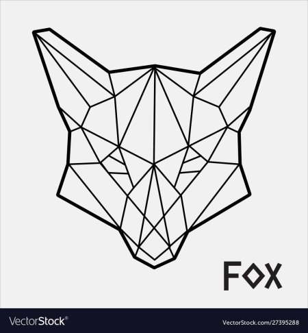 Geometric Fox head