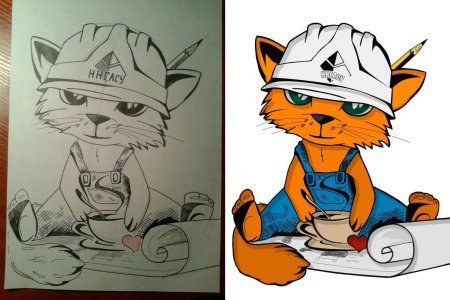 Кот Строитель