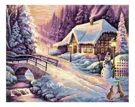 Зима рисунок