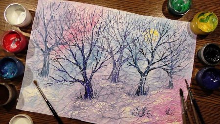 Интересные техники рисования