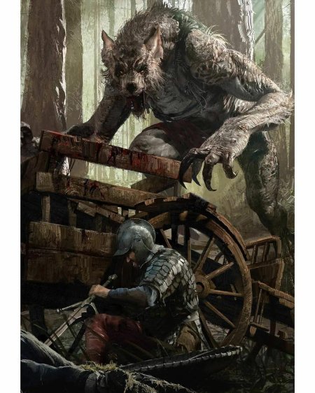 Монстры из Ведьмак 3 Волколак