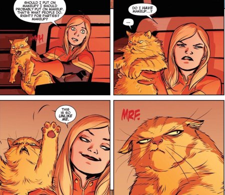 Флеркин Капитан Марвел