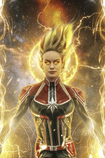 Бри Ларсон Капитан Марвел