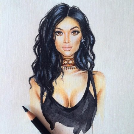 Кайли Дженнер портрет