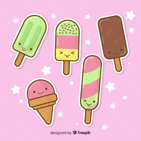 Рисунки мороженого для срисовки