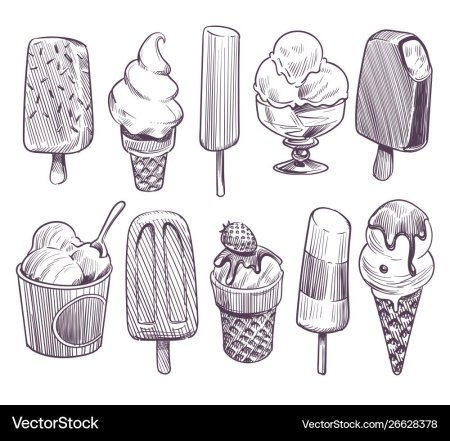 Эскимо скетч маркерами