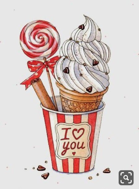 Сладости рисунок