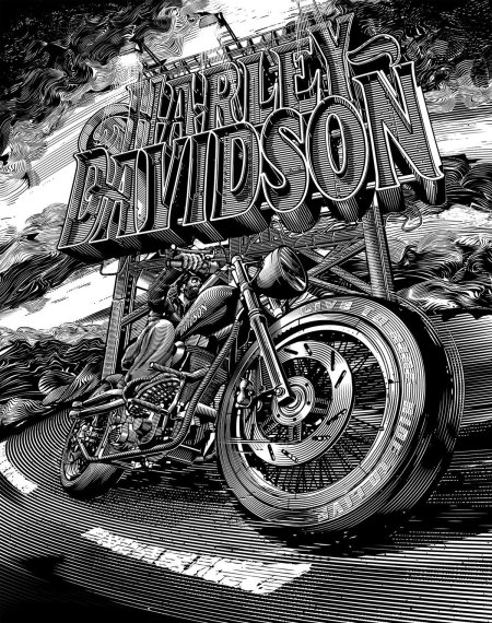 Байк Harley Davidson