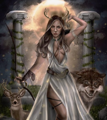 Артемида богиня древней Греции