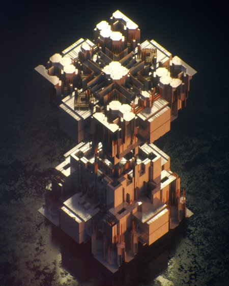 Архитектура из кубиков