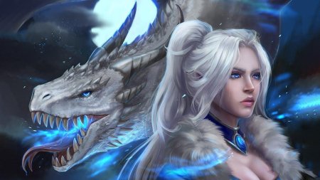 Девушка и дракон фэнтези
