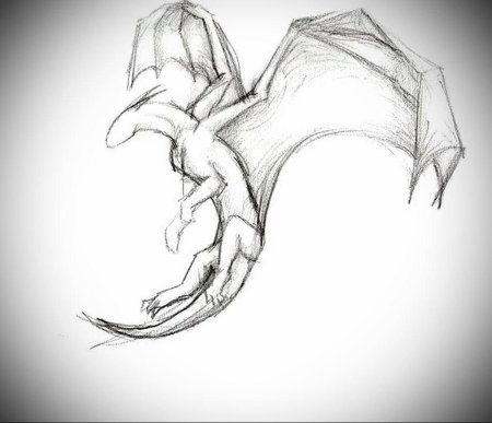 Рисунки драконов карандашом
