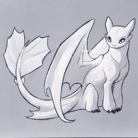 Фурия дракон скетч