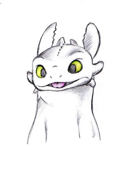 Рисунок дракона для срисовки