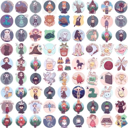 Наклейки из пинтереста Гарри Поттер