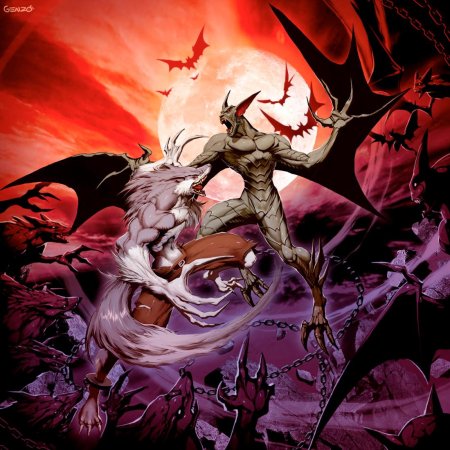 Вампир против оборотня Ван Хельсинг