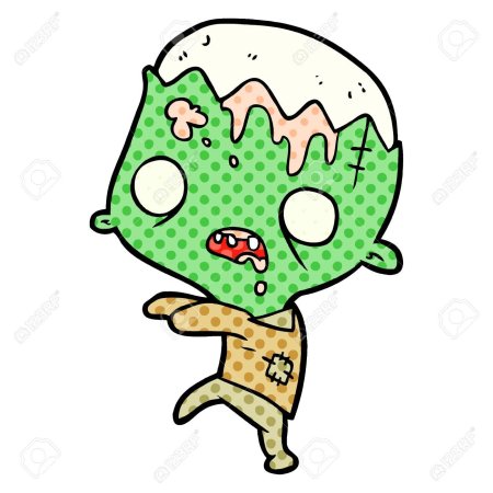 Мультяшные зомби милые