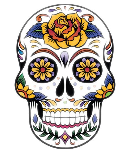 Калавера сахарный череп