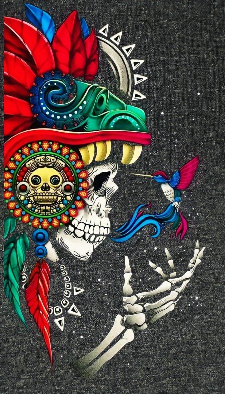 Санта Муэрте Ацтека