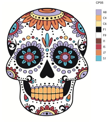 Калавера Катрина Мексика череп