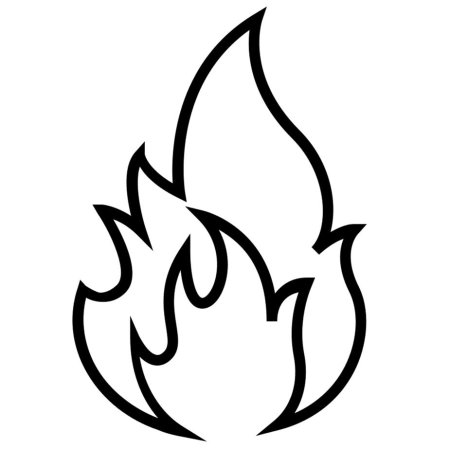 Огонь рисунок