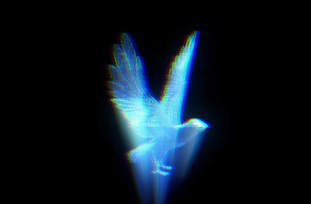 Светящаяся птица