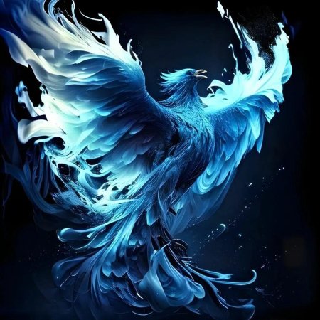 Синий Феникс картинки