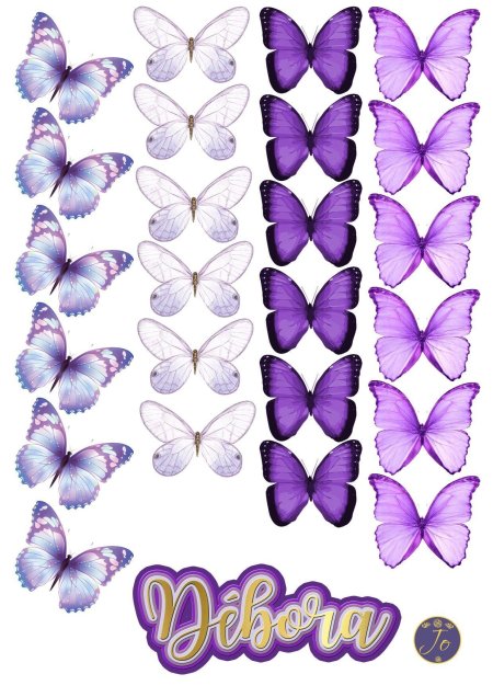 Сиреневые бабочки