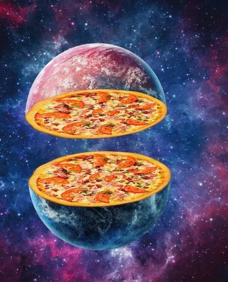 Земля из пиццы