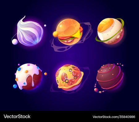 Планеты в виде еды