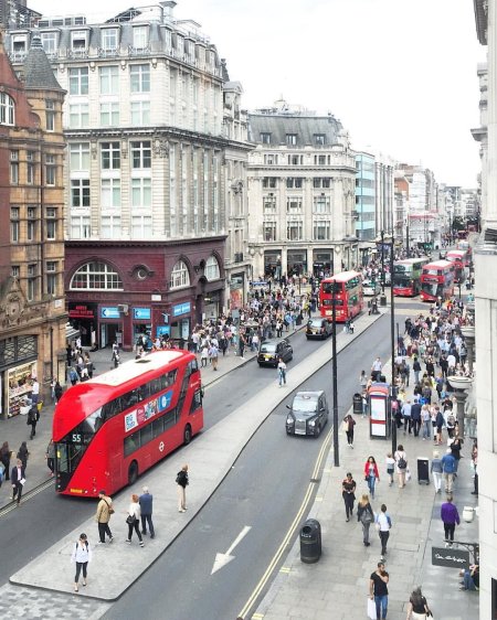 Улица Оксфорд стрит в Лондоне