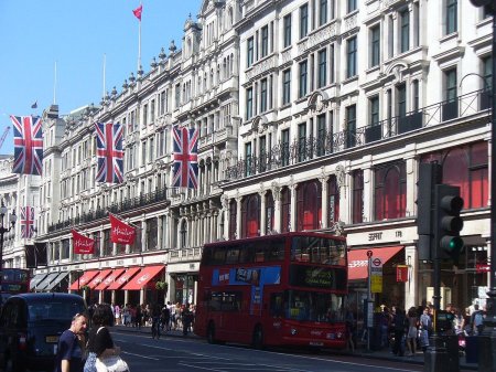 As Sophie walk up Regent Street