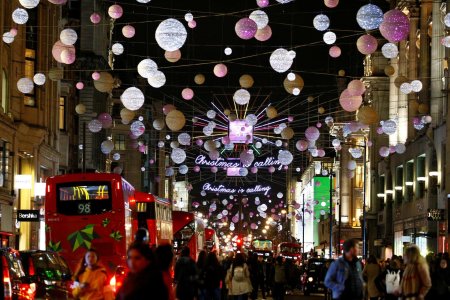 Оксфорд стрит улица Рождество