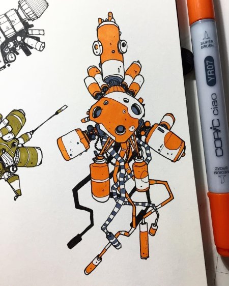 Робот маркер