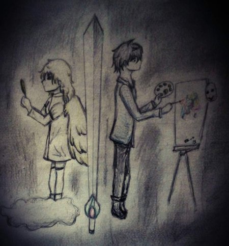 Крипипаста Кукловод и Кровавый художник