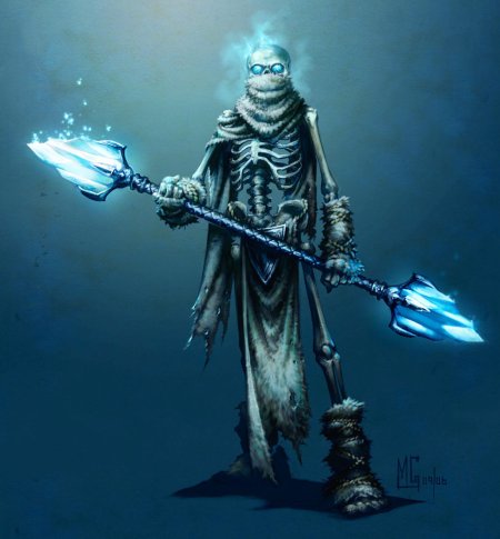Скелет Колдун ДНД