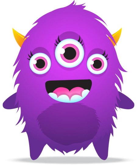 Цветные монстры для детей