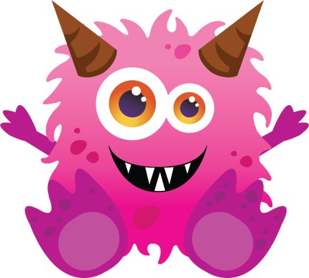 Монстрик для дошкольников