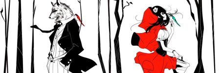 Красная шапочка рисунок чб