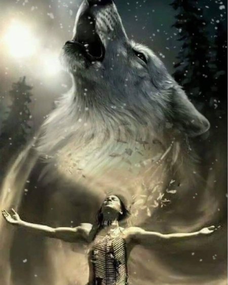 Волк шаман